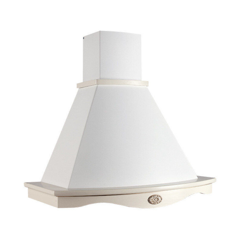 Вытяжка МАРГАРИТА С ДЕК.900 БУК/БЕЛЫЙ МУАР мощ.900 EMA ITALY