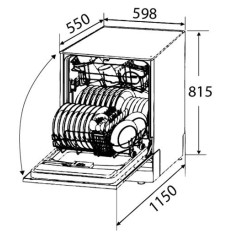 Zigmund & Shtain DW 129.6009 X посудомоечная машина