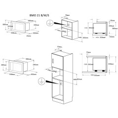 Zigmund & Shtain BMO 21 S микроволновая печь