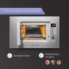 Zigmund & Shtain BMO 21 S микроволновая печь