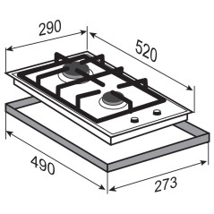 Zigmund & Shtain M 26.3 B варочная поверхность