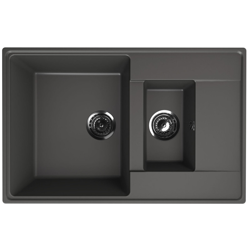 Мойка ULGRAN Quartz Prima 780 1,5 K-09 асфальт