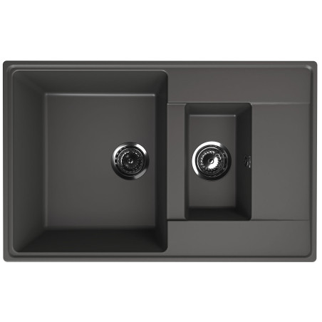 Мойка ULGRAN Quartz Prima 780 1,5 K-09 асфальт