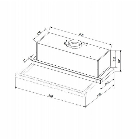 KORTING вытяжка KHP 9975 GN