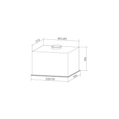 MILLEN MBKHG 601 BL вытяжка