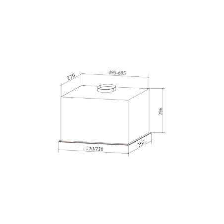 MILLEN MBKHG 901 WH вытяжка