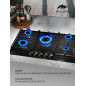 MILLEN MGH 901 BL газовая варочная поверхность