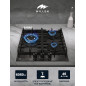 MILLEN MGHG 451 BL газовая варочная поверхность