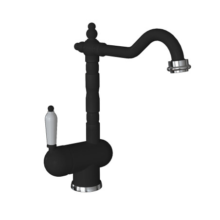 Смеситель Ода цвет  антрацит, (РОССИЯ)