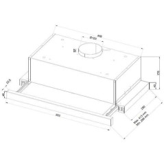 Kanzler телескопическая вытяжка D 546 W