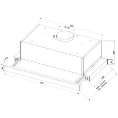 Kanzler телескопическая вытяжка D 544 S