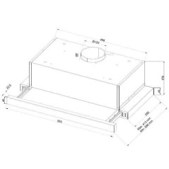 Kanzler телескопическая вытяжка D 544 S