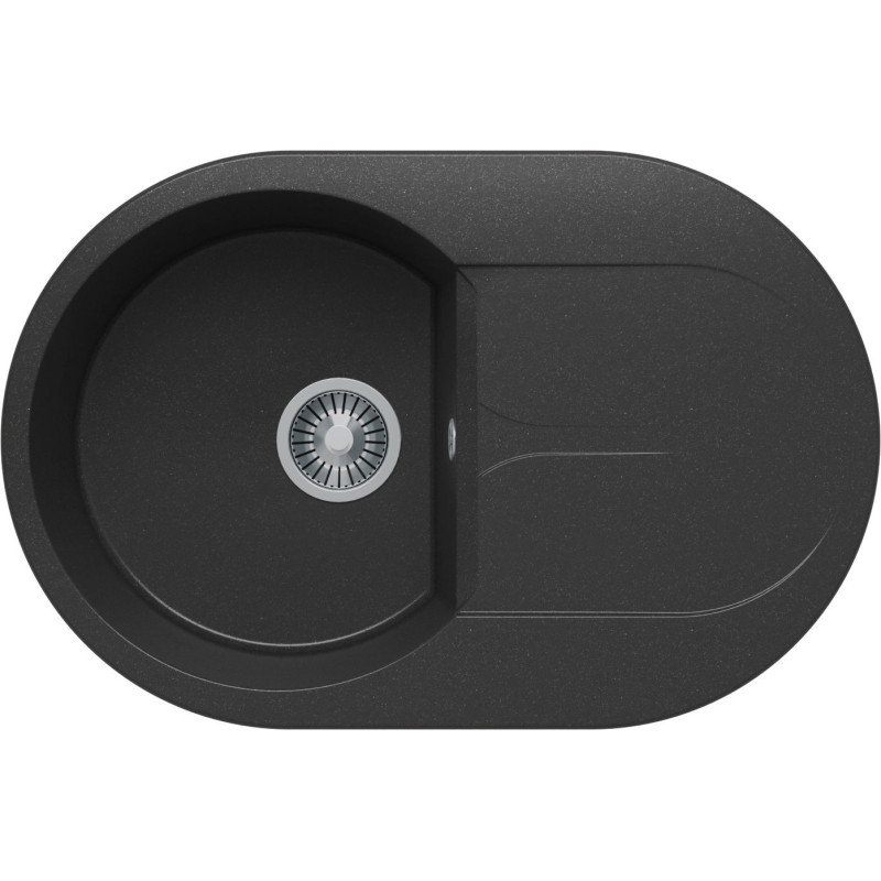 TOLERO GELCOAT Ronda-760 мойка, цвет Черный
