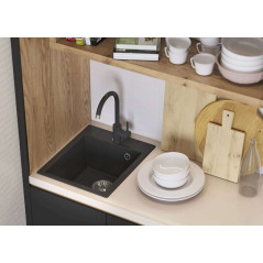 TOLERO GELCOAT Casilla-420 мойка, цвет Чёрный