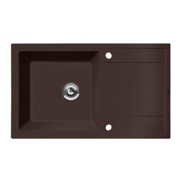 мойка кухонная флорентина липси 860 цвет мокко