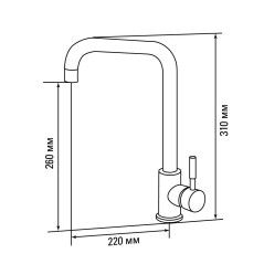 Смеситель Gerdamix SKS6 белый хлопок (PL-36)