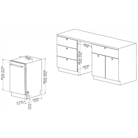 KORTING посудомоечная машина KDI 45898 I