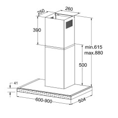 Вытяжка KORTING KHC 9989 GW