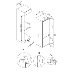 LEX LBI 193.1D ноуфрост холодильник