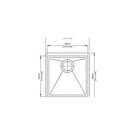 кухонная мойка TopZero Marina Deep Black (430x460-77)