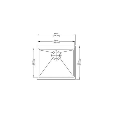кухонная мойка TopZero Miranda Titan (530x460-49)