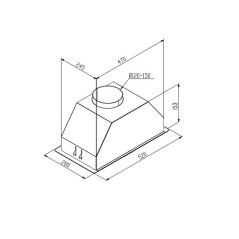 KORTING вытяжка KHI 6416 W