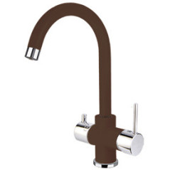 Смеситель Клио ИТ цвет мокко FSm, (РОССИЯ)