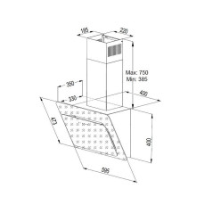 Вытяжка KORTING KHC 67590 GN