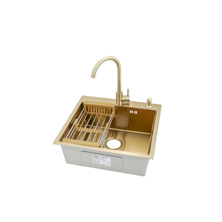 Мойка ARONA ARS 550*505 GOLD PVD NANO