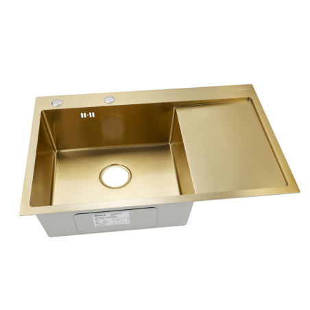 Мойка ARONA ARS 780*505 L GOLD PVD