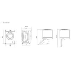 DeLonghi стиральная машина отдельностоящая DWM 624 VI ALICIA