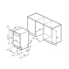 MILLEN MDW 453 посудомоечная машина