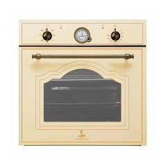 LEX EDM 077C IV Электрическая духовка (беж.стекло)