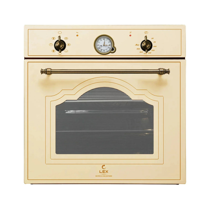 LEX EDM 077C IV Электрическая духовка (беж.стекло)