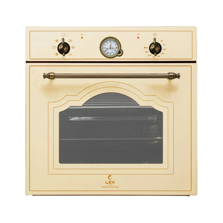 LEX EDM 077C IV Электрическая духовка (беж.стекло)