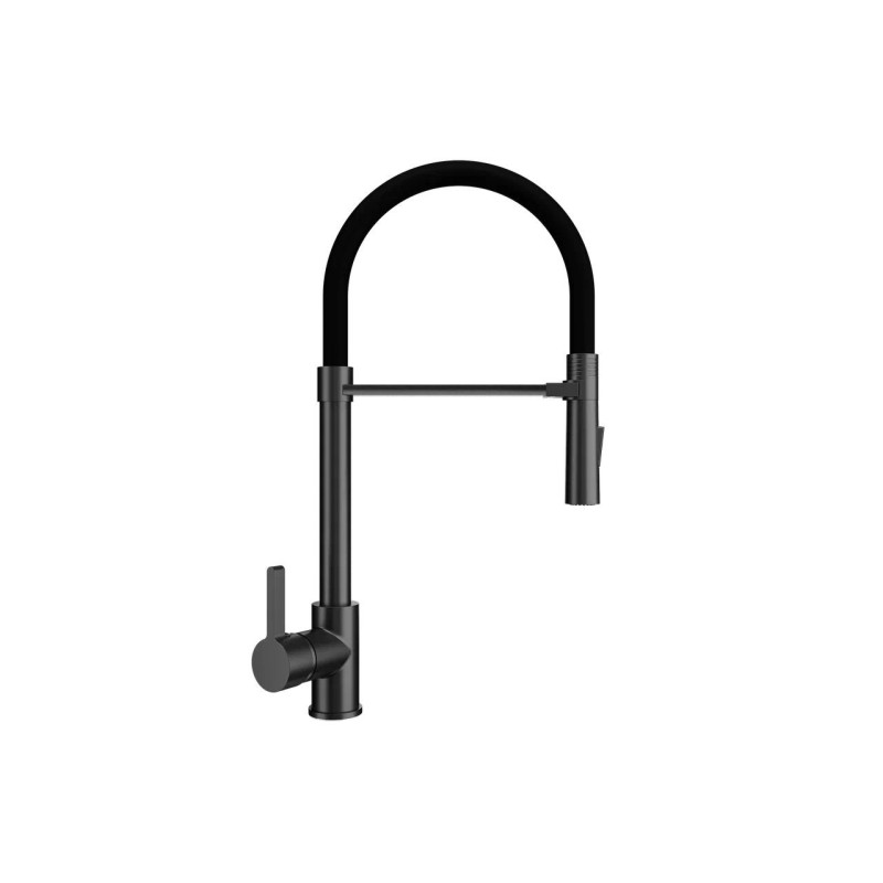 Cмеситель ULGRAN Quartz UQ-024 черный матовый