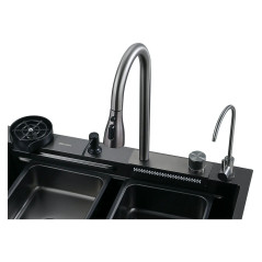 ARONA Кухонная мойка ARS 750.460 SET 3 BLACK