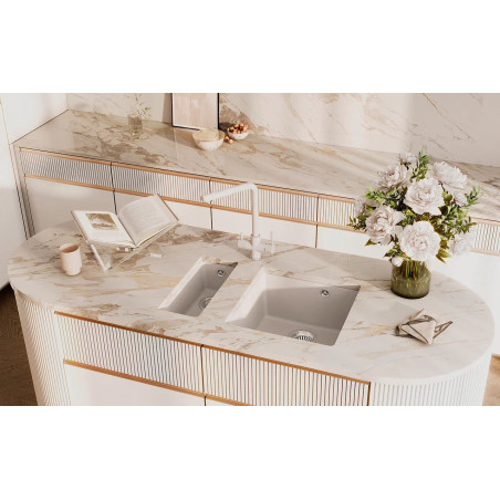 Мойка ULGRAN Quartz Undergraund 400-07 уголь