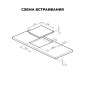 LEX EVI 430A WH индукционная варочная поверхность
