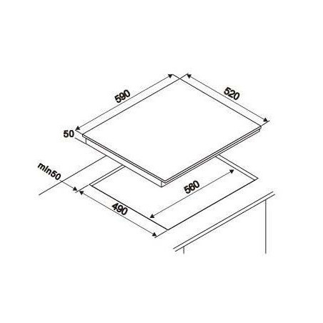 DeLonghi стеклокерамическая варочная поверхность VITTORIO 2E1F CR