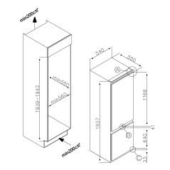 LEX LBI 193.2 ID ноуфрост холодильник