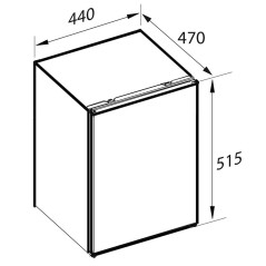 Zigmund & Shtain FR 11 W холодильник отдельностоящий