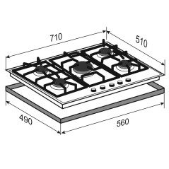Zigmund & Shtain G 19.7 X варочная поверхность