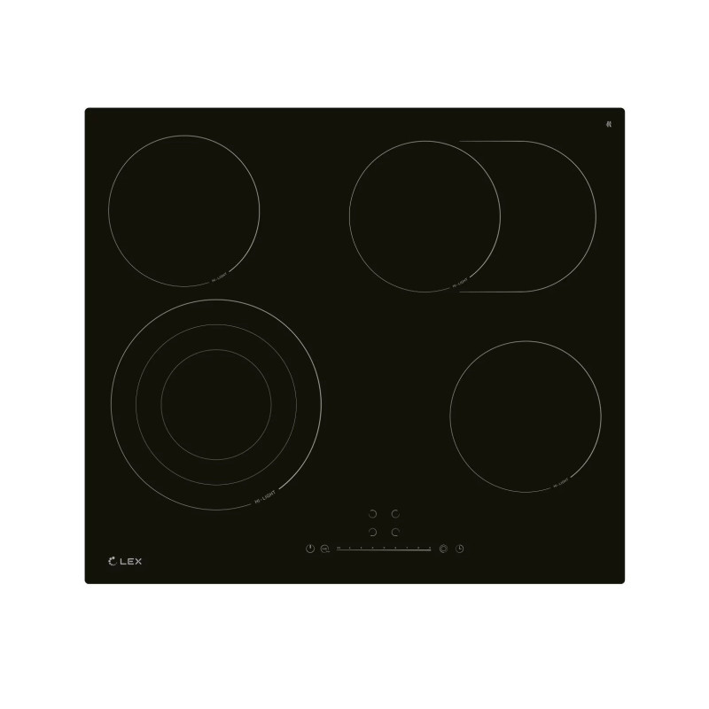 LEX EVH 642D BL электрическая варочная поверхность