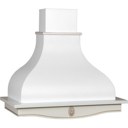 Вытяжка ТРЕНТО 90 ППУ мощ.900 БУК/БЕЛЫЙ МУАР EMA ITALY