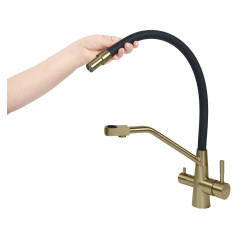 ARONA Кухонный смеситель ARM 305 GOLD