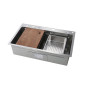 ARONA Кухонная мойка ARS 750.460 SET 9 SATIN DECOR