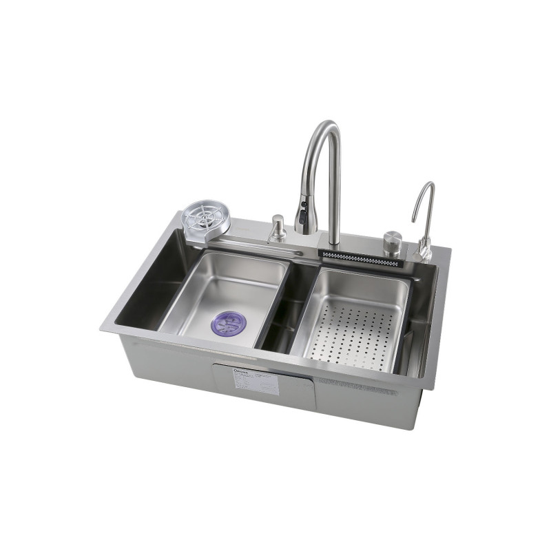 ARONA Кухонная мойка ARS 750.460 SET 3 SATIN