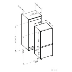 Zigmund & Shtain BR 18 X холодильник встраиваемый