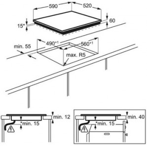 Electrolux EHH 56240 IK  варочная индукционная поверхность